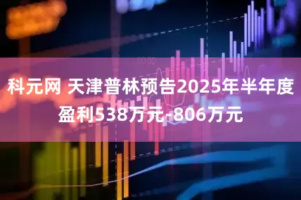 科元网 天津普林预告2025年半年度盈利538万元-806万元